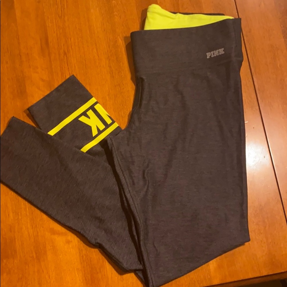 Pink athletic leggings